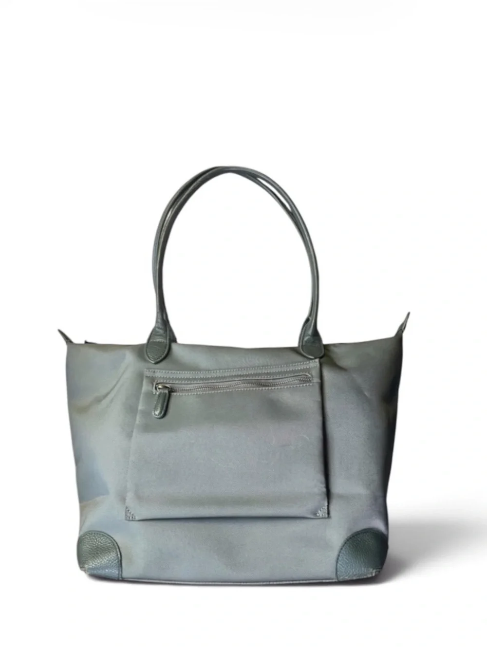 Doris & Jacky Lightweight Tote Bag in Sage Green